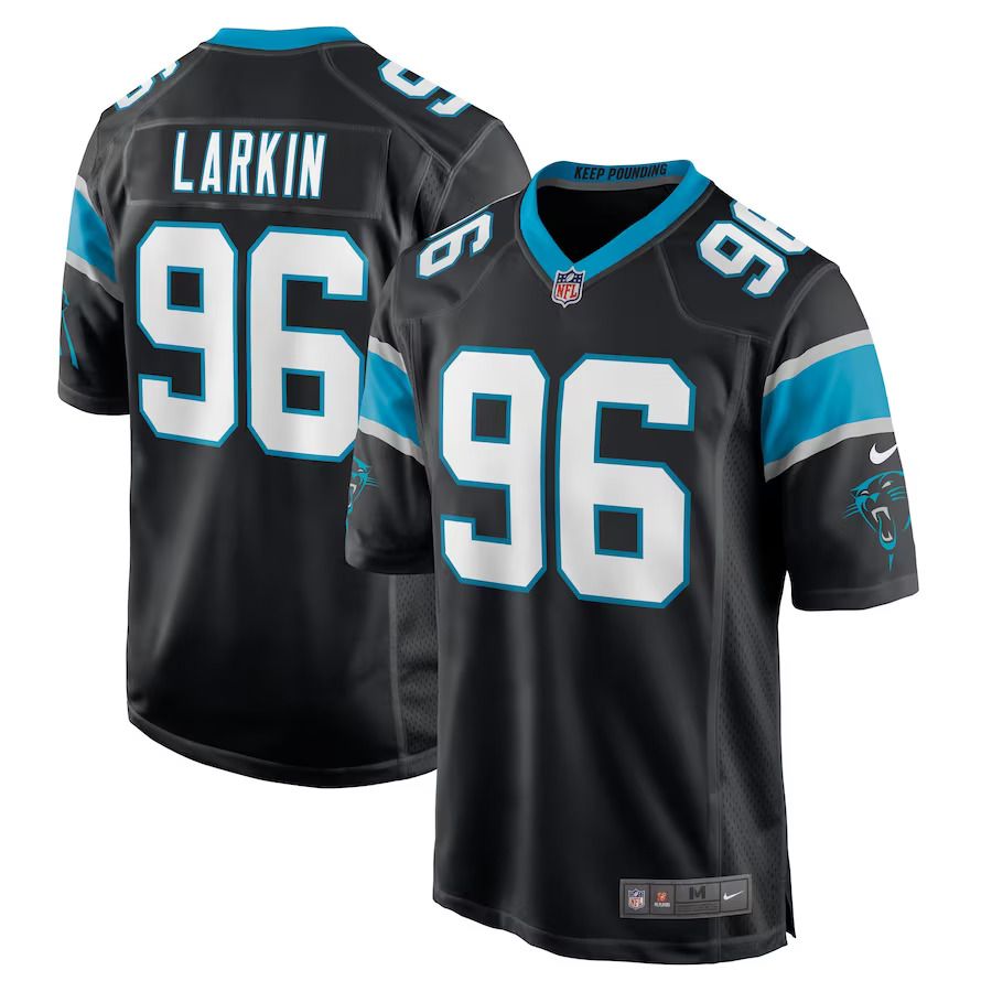 Men Carolina Panthers #96 Austin Larkin Nike Black Game Player NFL Jersey->women nfl jersey->Women Jersey